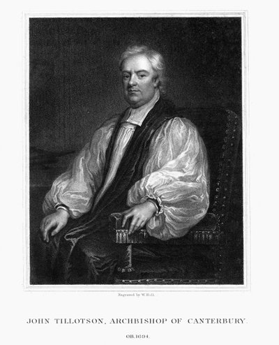 John Tillotson, ärkebiskop av Canterbury, 1832. av W. Holl