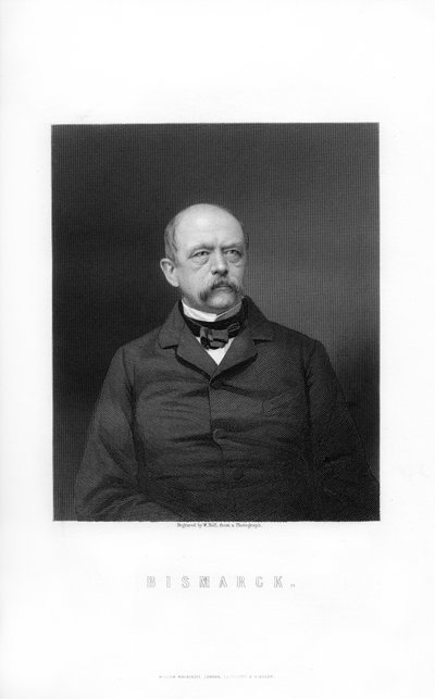 Otto von Bismarck, hertig av Lauenburg, tysk statsman, 1893. av W. Holl
