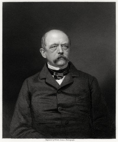 Otto von Bismarck, tysk statsman, 1800-talet av W. Holl