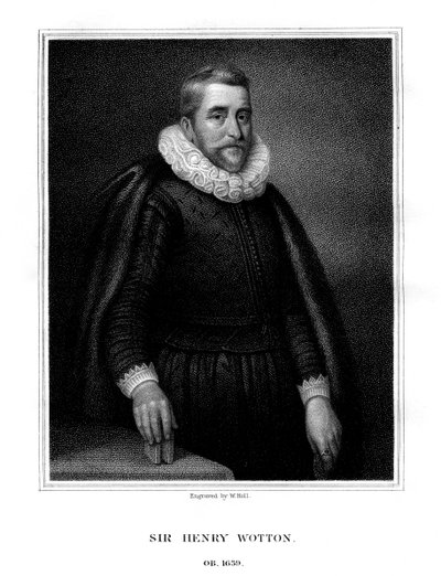 Sir Henry Wotton, engelsk författare och diplomat, 1824. av W. Holl