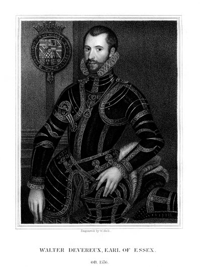 Walter Devereux, 1:e earl av Essex, engelsk adelsman, 1824. av W. Holl