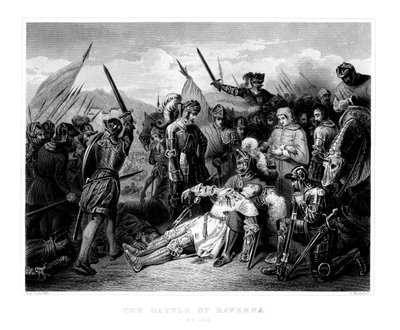 Slaget vid Ravenna, 11 april 1512, 1875 av W. Hulland