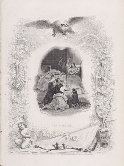 Öden, ur Bérangers sånger, 1829. Skapare: W. J. J. Déshauvents, Melchior Péronard. av W. J. J. Déshauvents, Melchior Péronard