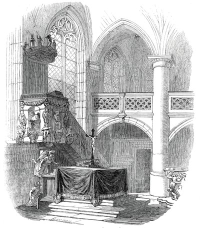Kapell vid Kalenberg - efter Hans Kungliga Höghet Prins Alberts teckning, 1845. av W. J. Linton
