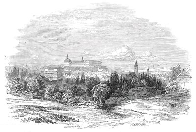 Gotha - från Hans Kungliga Höghet Prins Alberts teckning, 1845. av W. J. Linton