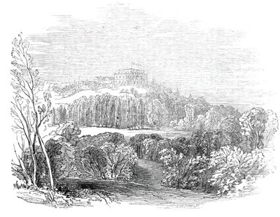 Sommarpalatset i Würtemburg - från Hans Kungliga Höghet Prins Alberts teckning, 1845. av W. J. Linton