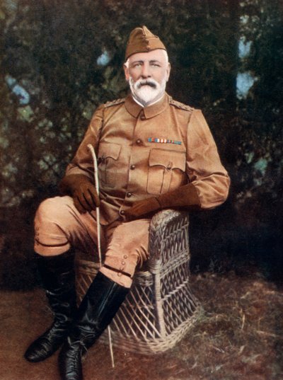 Brigadgeneral JG Dartnell, befälhavande Volunteer Brigade, Natal Field Force, 1902. av W Laws Cancy