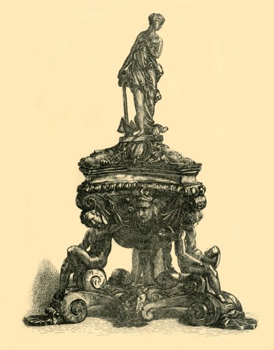 Bläckställ av brons, mitten av slutet av 1500-talet, 1881. av W. W. McCarty