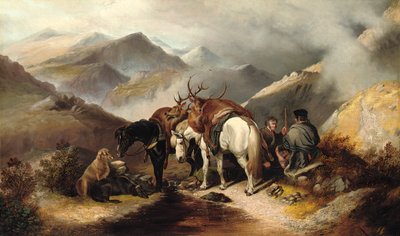 Stalking on the Highlands, 1871 av W. W. Morris