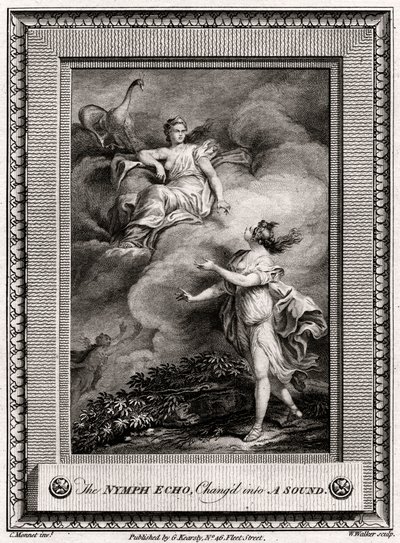 The Nymph Echo, Changed into A Sound, 1774 av W. Walker