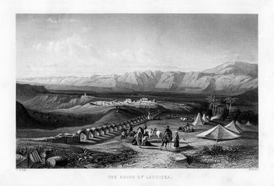 Ruinerna av Laodicea, 1887. av W. Wallis
