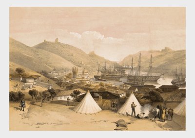 "Balaklava, tittar mot havet", 1855. av W Walton