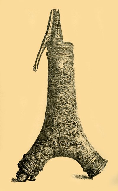 Pulverkolv, c1580-1600, 1881. av W. Wise