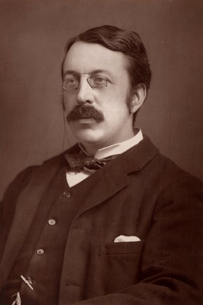 ""Charles Villiers Stanford (1852-1924) irländsk kompositör och musikpedagog, född i Dublin. (woodburytype) av W. and D. (after) Downey