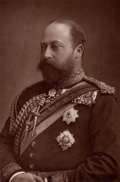 ""Edward VII (1841-1910) kung av Storbritannien från 1901, medan han fortfarande var prins av Wales. (woodburytype) av W. and D. (after) Downey