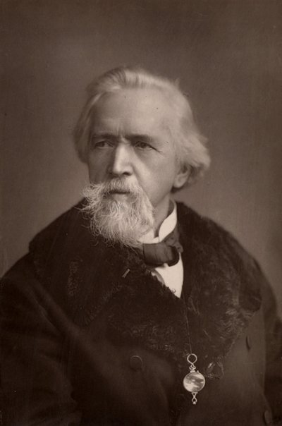 ""George Jacob Holyoake (1817-1906) engelsk sekularist och social reformator. Den sista personen i England som fängslades för ateism (1842). Verksam i andelsrörelsen. (woodburytype) av W. and D. (after) Downey