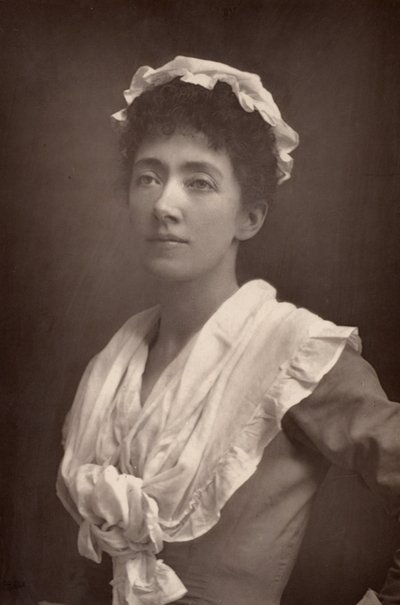 ""Marion Terry (1852-1930) engelsk skådespelerska och syster till Ellen Terry och Fred Terry (woodburytype) av W. and D. (after) Downey