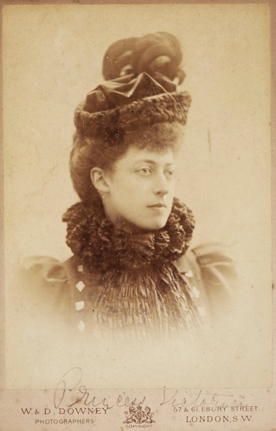 Prinzessin Victoria von Wales, späte 19. Jahrhundert von W. and D. Downey