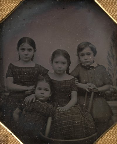 Professor Schneiders barn, ca 1842. Skapare: W. & F. Langenheim, William Langenheim. av William and Frederick Langenheim