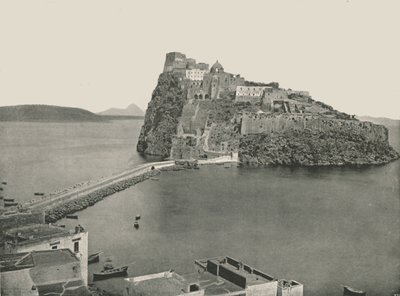 Aragonese slott, Ischia, Italien, 1895. av W and S Ltd