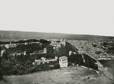 Staden och Alhambra, Granada, Spanien, 1895. av W and S Ltd