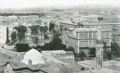 Utsikt över staden Alexandria, Egypten, 1895. av W and S Ltd