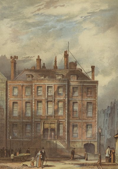 Powis House, vid nordvästra vinkeln av Lincoln
