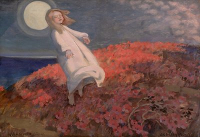 Up from the Waters of Sleep (olja på duk) av Walford Graham Robertson