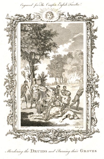 Murdering the Druids, c.1771-1772 av Walker