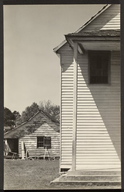 [Detalj av negerkyrka, South Carolina] av Walker Evans