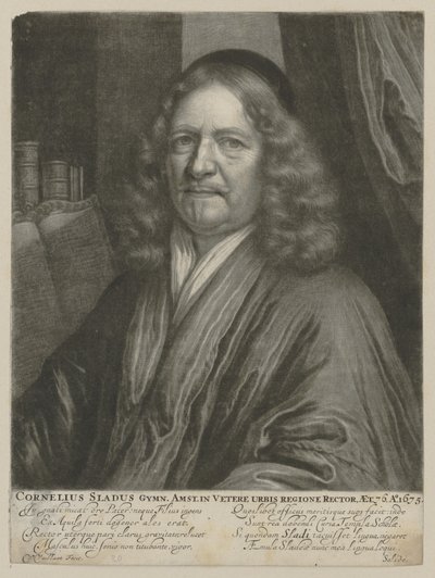 Porträtt av Cornelis Sladus av Wallerant Vaillant