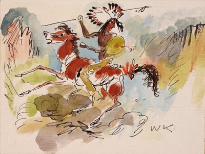 Indianer zu Pferd av Walt Kuhn
