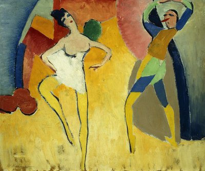 Pierrot och Pierrette av Walt Kuhn
