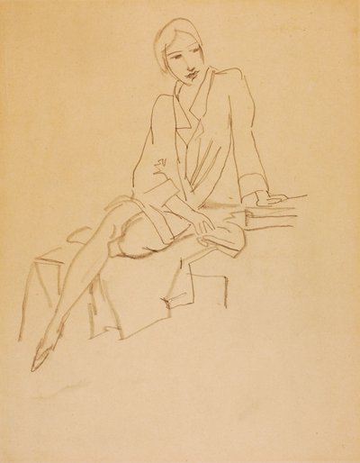 Robed modell av Walt Kuhn