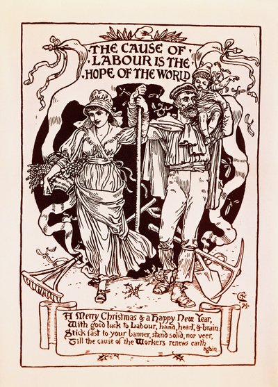 Cause of Labor är Hope of World av Walter Crane