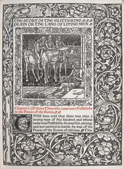 Kapitel I. Av de tre som kommo till Hallblithe till Korpens hus. av Walter Crane