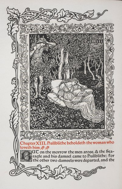 Kapitel XIII. Hallblithe ser kvinnan som älskar honom. av Walter Crane