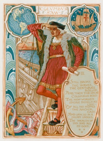 Columbus såg av Walter Crane