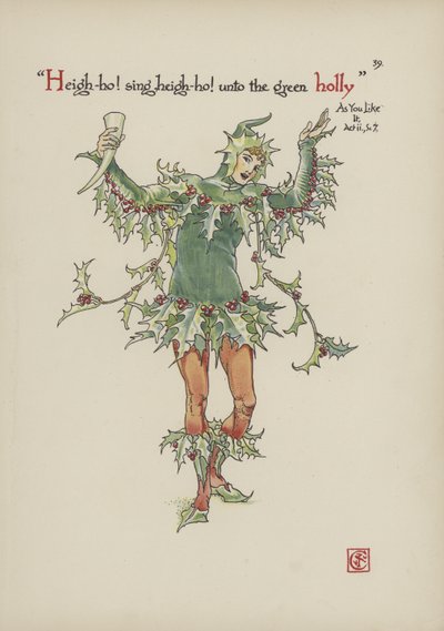 Blommor från Shakespeares trädgård av Walter Crane
