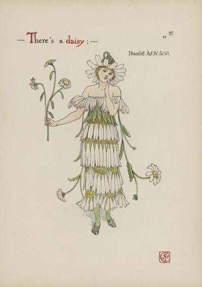 Blommor från Shakespeares trädgård av Walter Crane