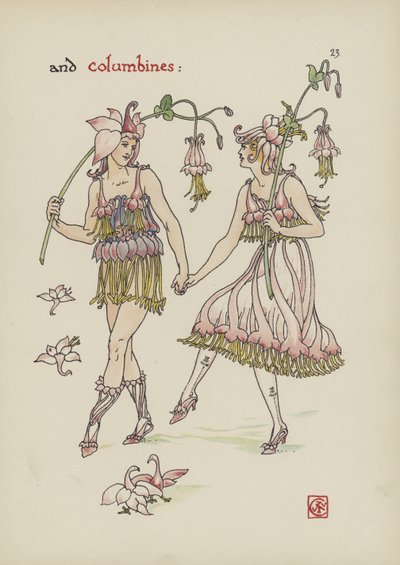 Blommor från Shakespeares trädgård av Walter Crane