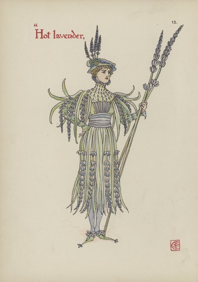 Blommor från Shakespeares trädgård av Walter Crane