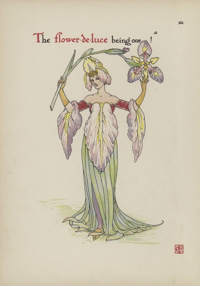 Blommor från Shakespeares trädgård av Walter Crane