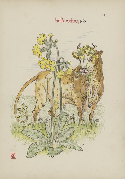 Blommor från Shakespeares trädgård av Walter Crane