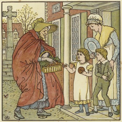 Heta korsbullar av Walter Crane