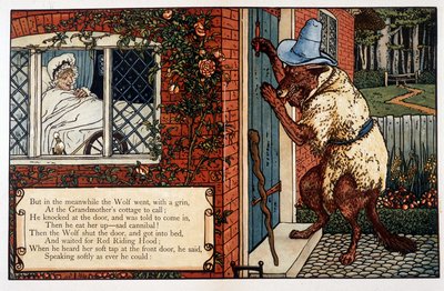 Rödluvan, av John Lane, Walter Crane