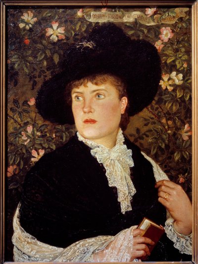 Porträtt av Madame Walter Crane (? -1915) född Mary Frances Målning av Walter Crane (1845-1915) 1882 Sön. 0,78x0,56 m Paris, musee d