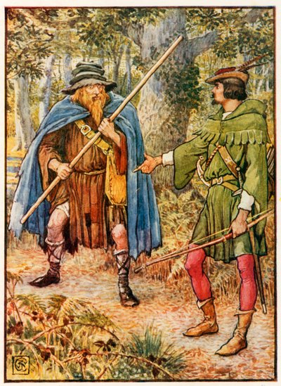 Robin Hood och tiggarspionen av Walter Crane