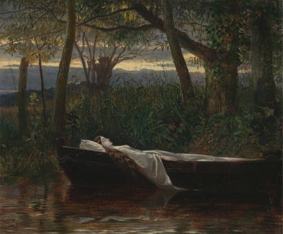 The Lady of Shalott [1862, Royal Academy of Arts, London, utställningskatalog] av Walter Crane