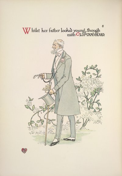 Brudens far i morgonklänning av Walter Crane